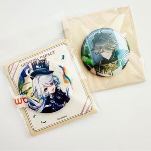 BOGO Lot of 2 NWT Genshin Impact Character Badges